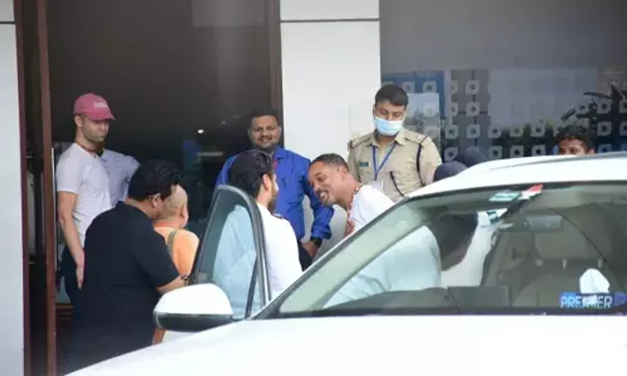 Will Smith lands in India, makes his first public appearance since Chris Rock slapgate at Oscars