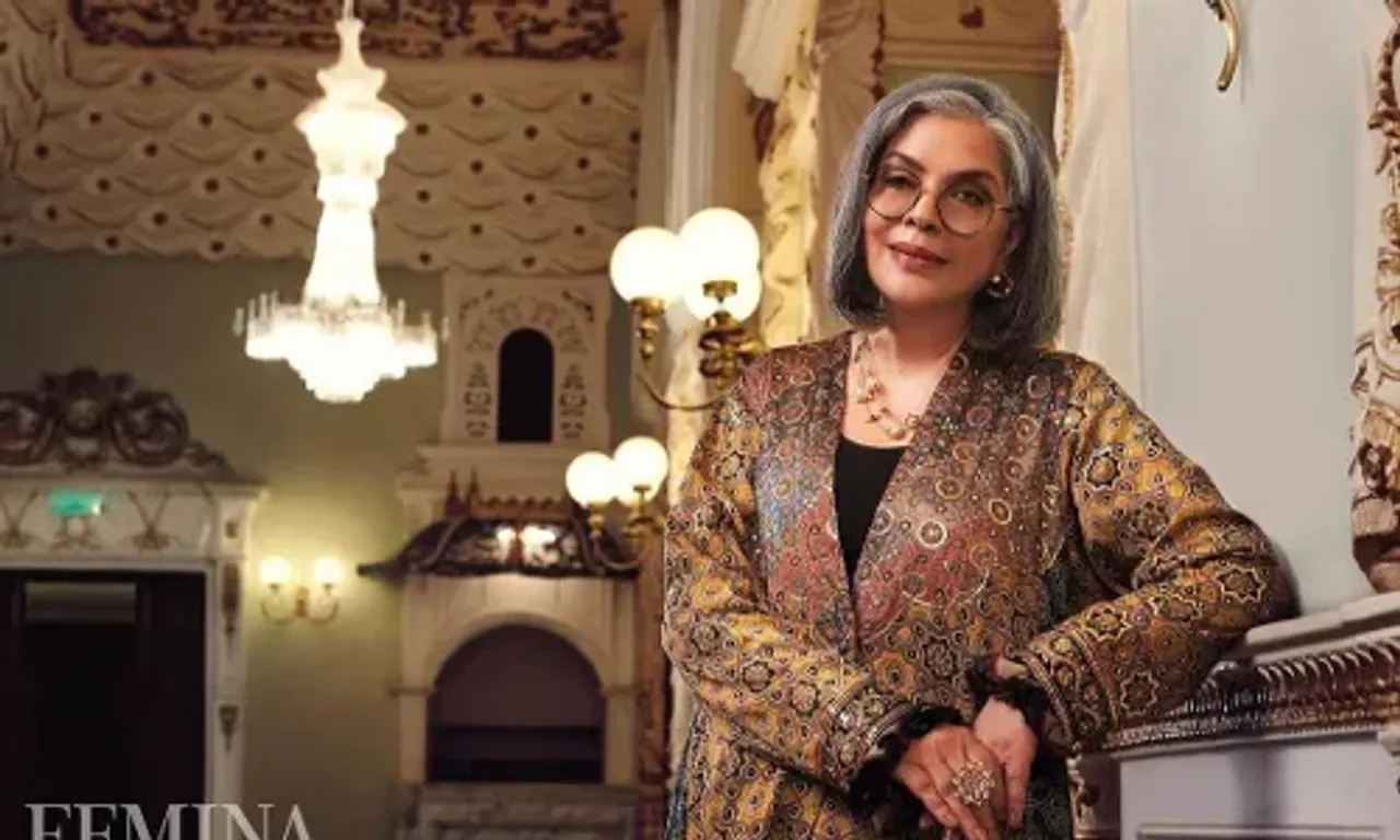Zeenat Aman's timeless beauty and charm, on magazine cover