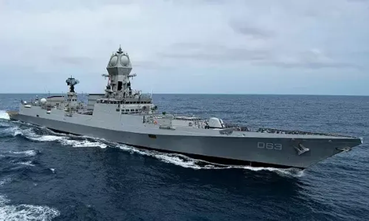 Indian Navy exercises with Royal Navy Carrier Strike group