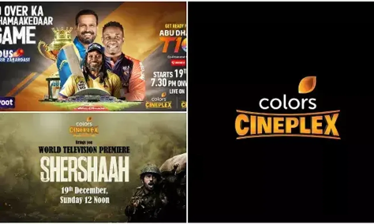 COLORS Cineplex announces a robust content line-up with World Television premiere of 'Shershaah', Abu Dhabi T10 League, Road Safety World Series Season-2 and more