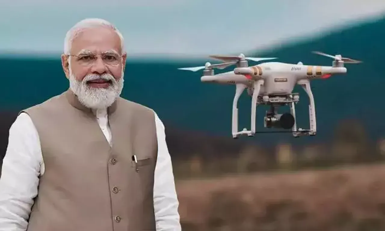 PM Modi inaugurates India's biggest Drone Festival-Bharat Drone Mahotsav 2022  in New Delhi