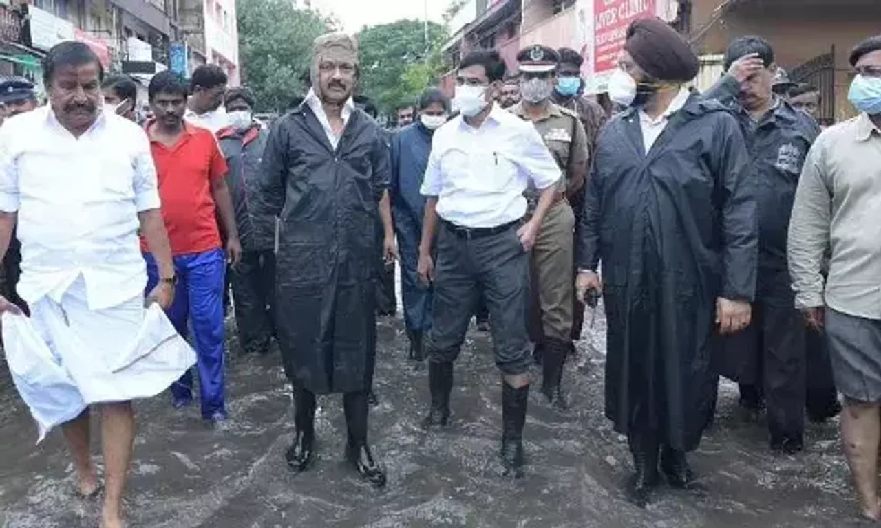 Rains lash Chennai, CM Stalin visits flooded localities