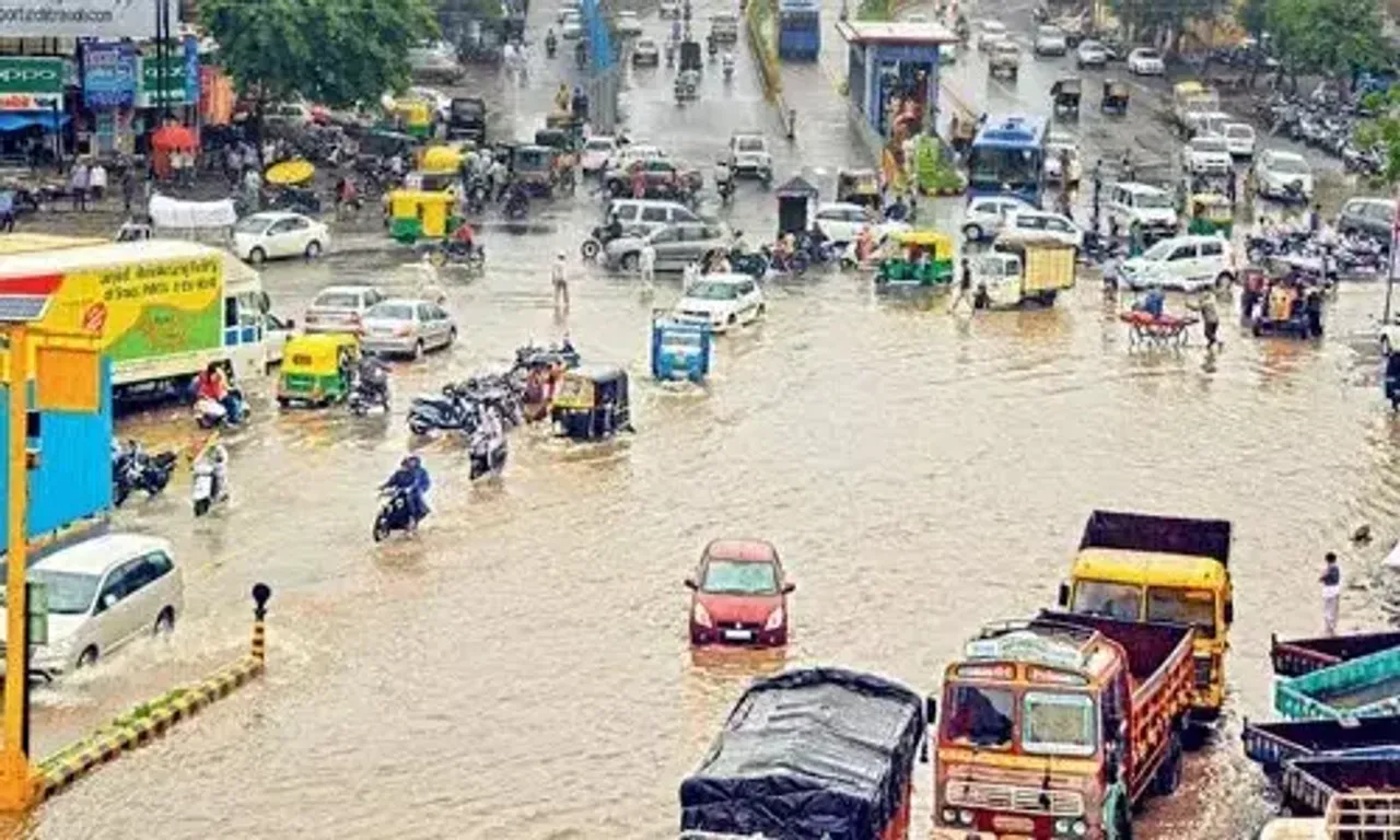 Rain emergency in Jamnagar, skies pounded 108 mm of rainfall over the city