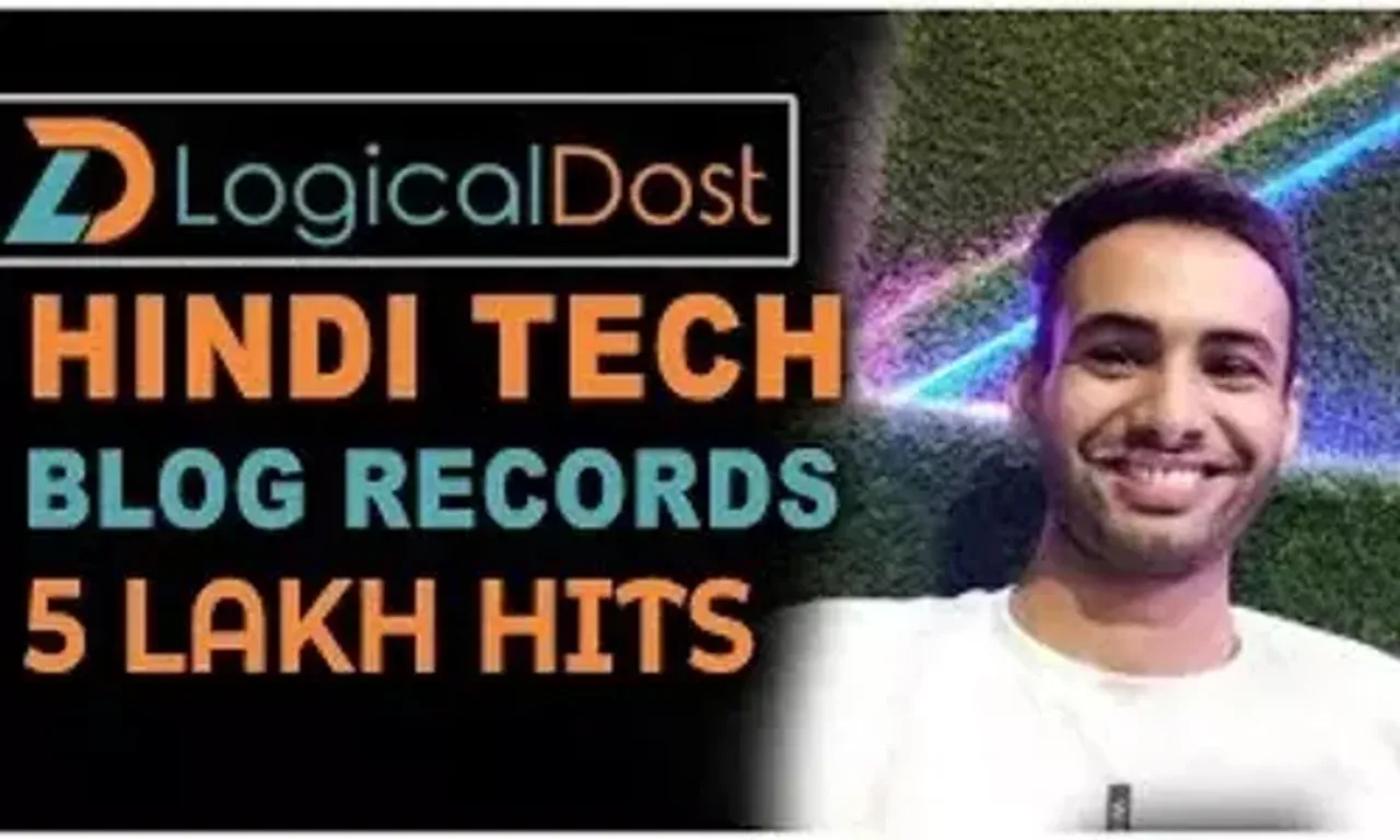 Hindi tech blog records 5 lakhs hits