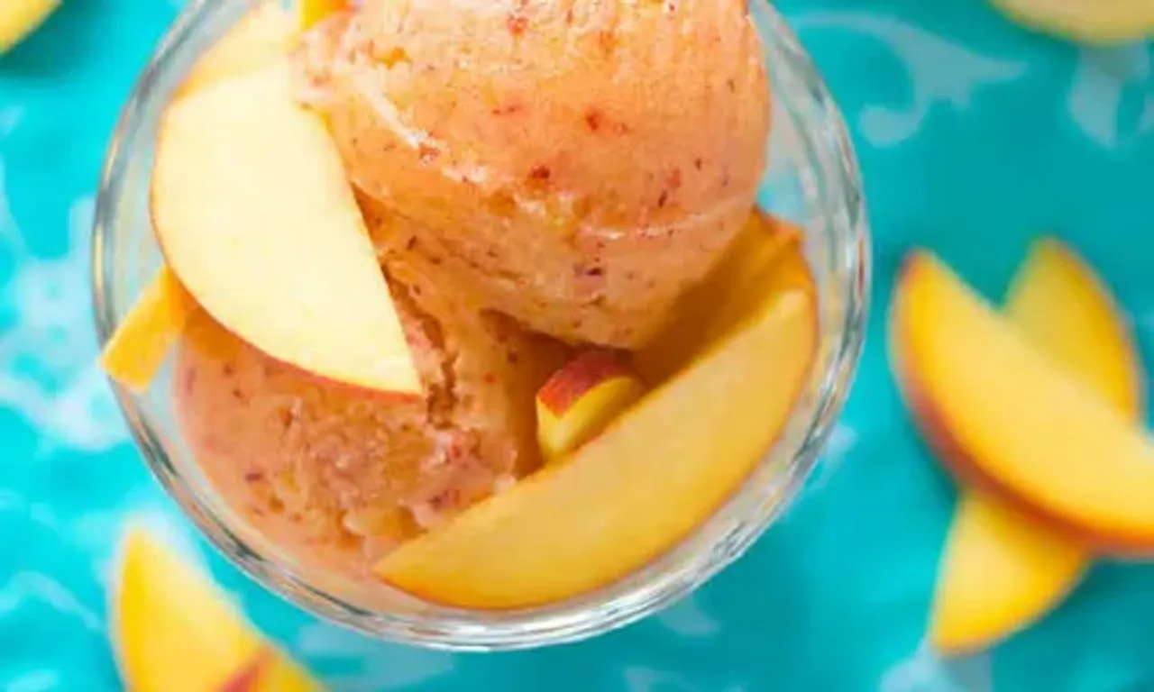Peach Buttermilk Sorbet Recipe: A low-calorie  that you can can enjoy guilt-free