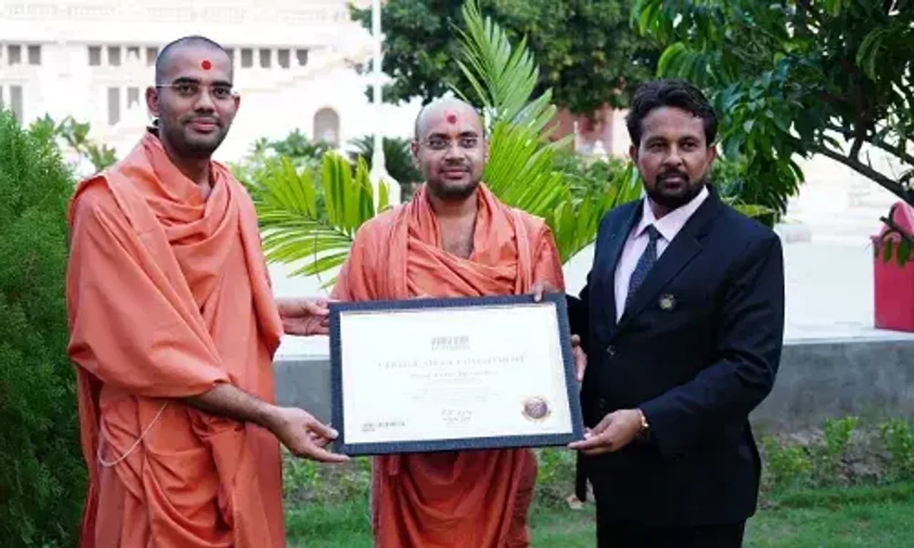 Gokuldham-Nar Institute awarded for Best Covid Service by World Book of Records London