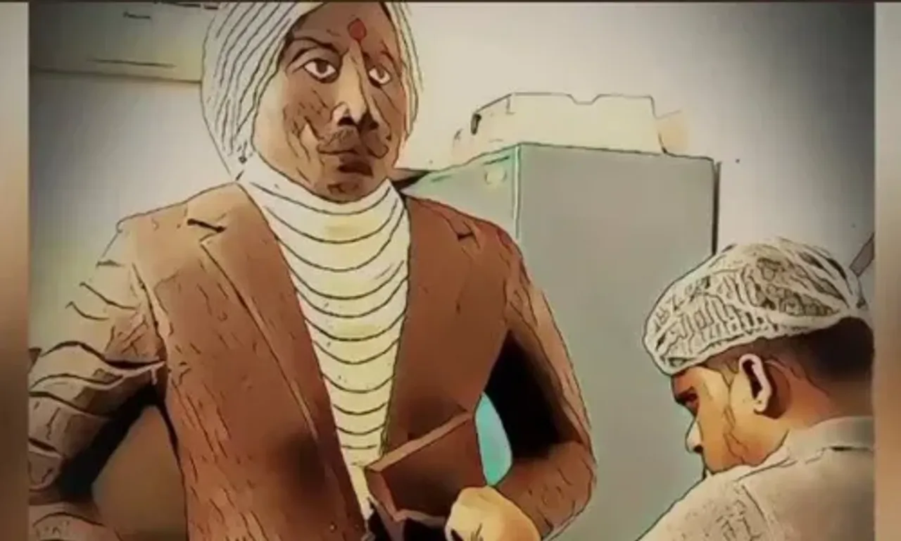 With a 6.6-foot-tall chocolate statue, a Puducherry bakery pays tribute to Tamil poet Subramania Bharathi