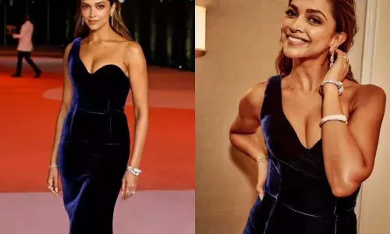 Deepika stuns in blue velvet gown at LA event alongside Natalie Portman, Meryl Streep
