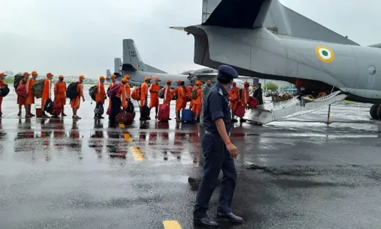 IAF flood relief operation in Ratnagiri