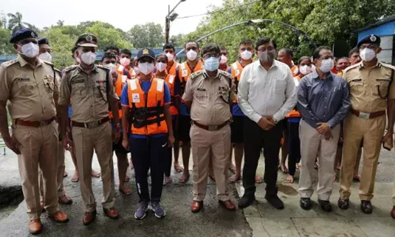Railway Flood Relief Team Conducts Mock Drill in rescue and relief of passengers held in trains during monsoon