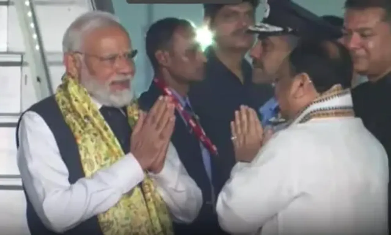 Prime Minister Narendra Modi returns to New Delhi after landmark visit to US and Egypt