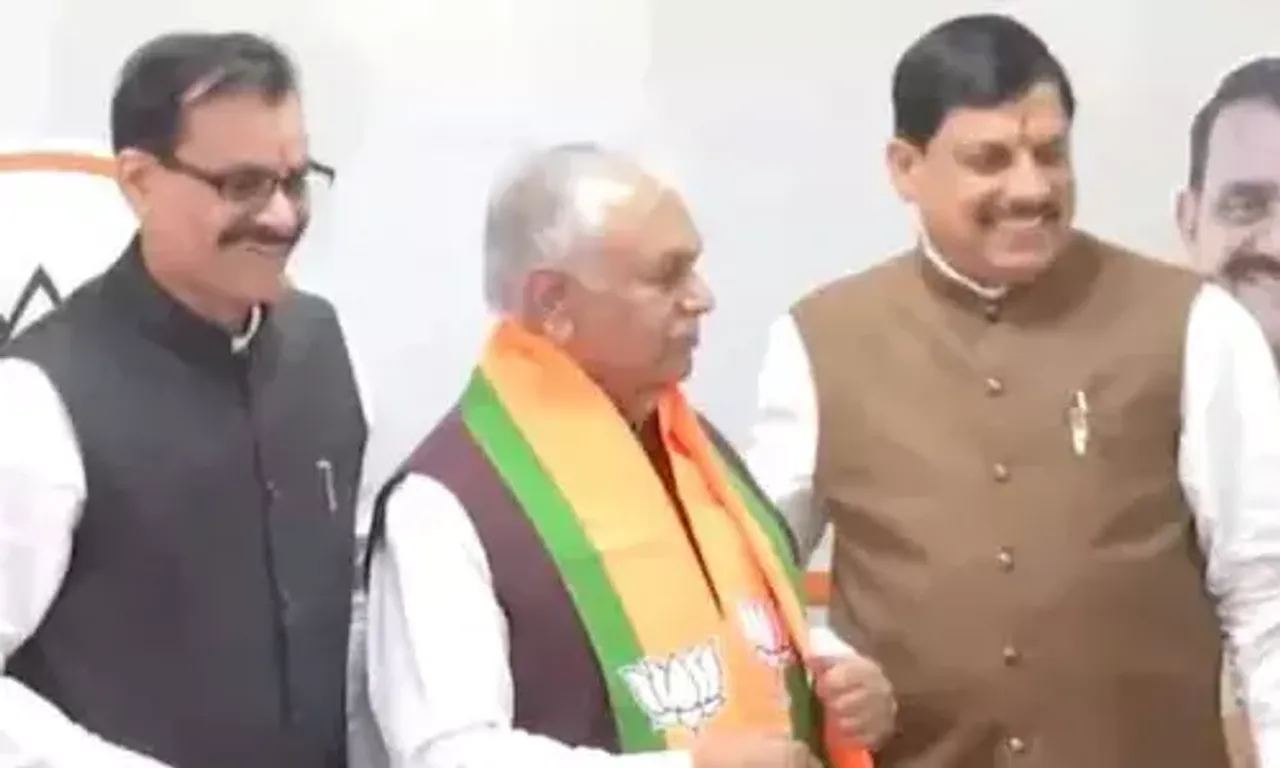Senior Congress leader and Former Union Minister Suresh Pachouri joins BJP in Bhopal
