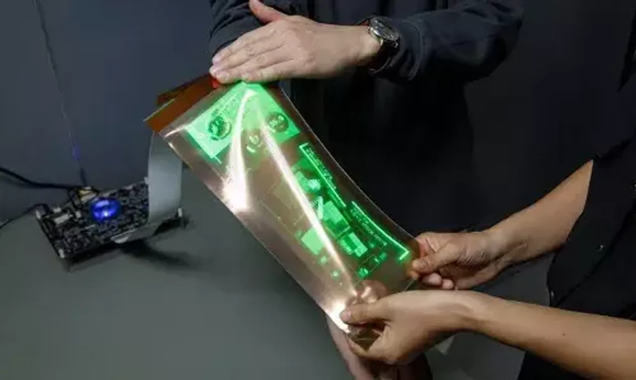 LG's new display panel can be stretched, folded and twisted