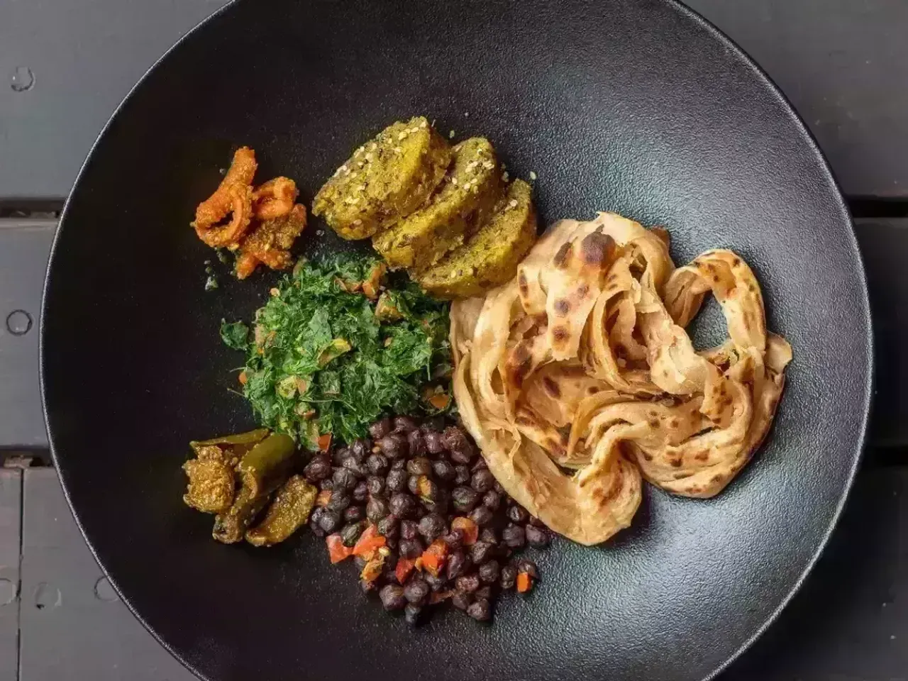 Moringa Subzi with Laccha Paratha Recipe