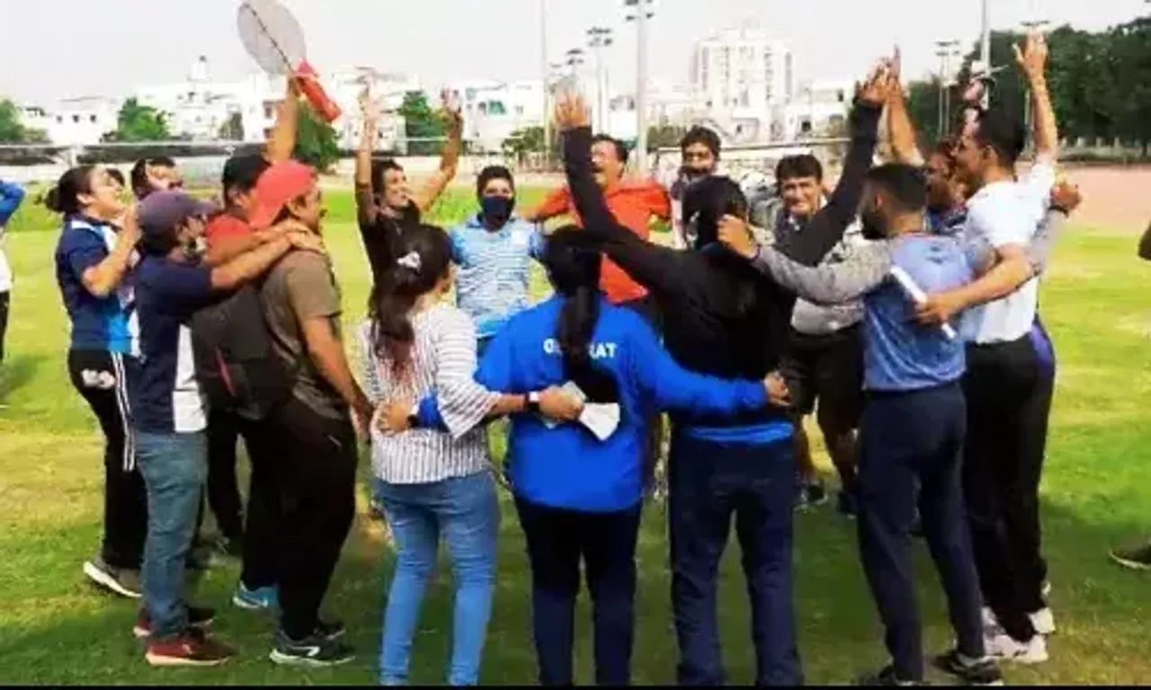 Vadodara celebrate Team India's medal winning achievement in hockey