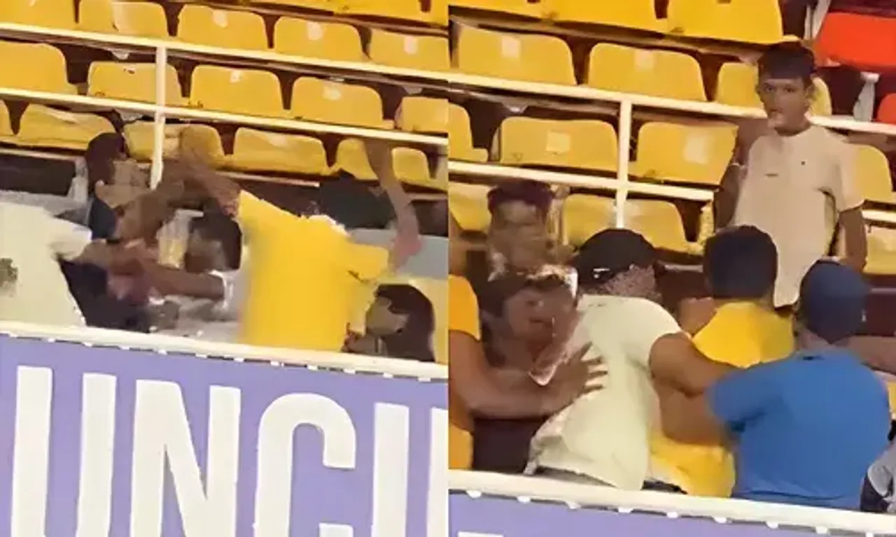 Viral video of ugly fight in stands between Fans after India vs Sri Lanka Asia Cup 2023 Match