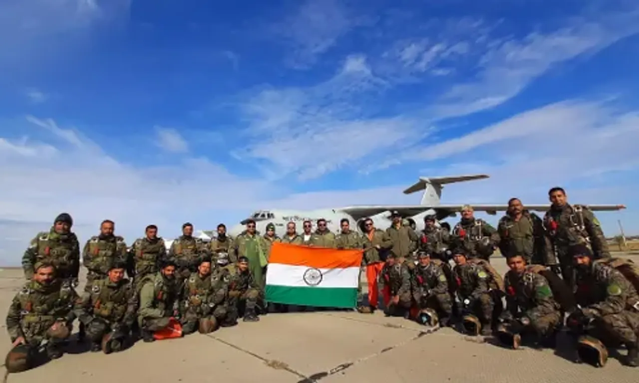 IAF contingent takes part in ex peace mission in Russia