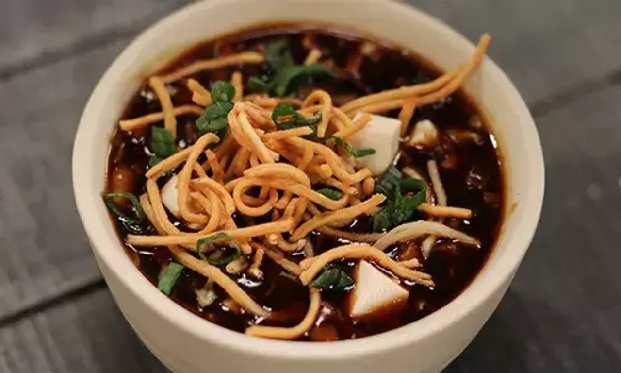 Extremely simple & tongue-tickling Veg Manchow Soup.