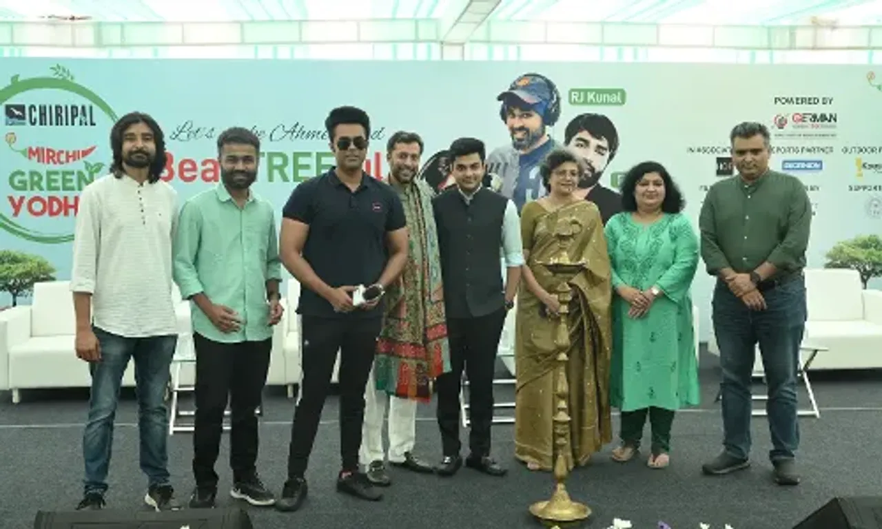Mirchi and Chiripal Group collaborate for a greener Ahmedabad through a tree plantation drive