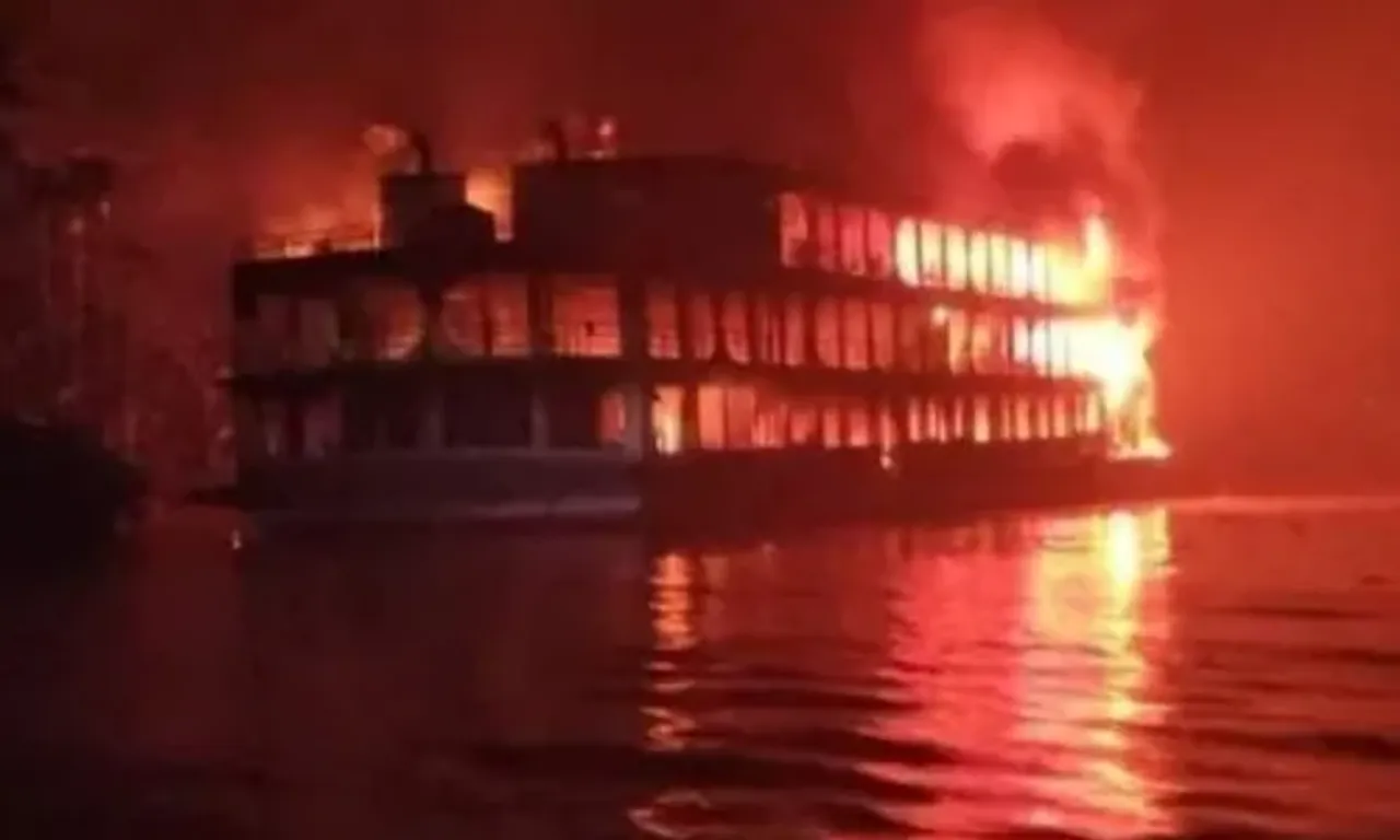In Bangladesh, 36 people were killed when a fire broke out on a ferry