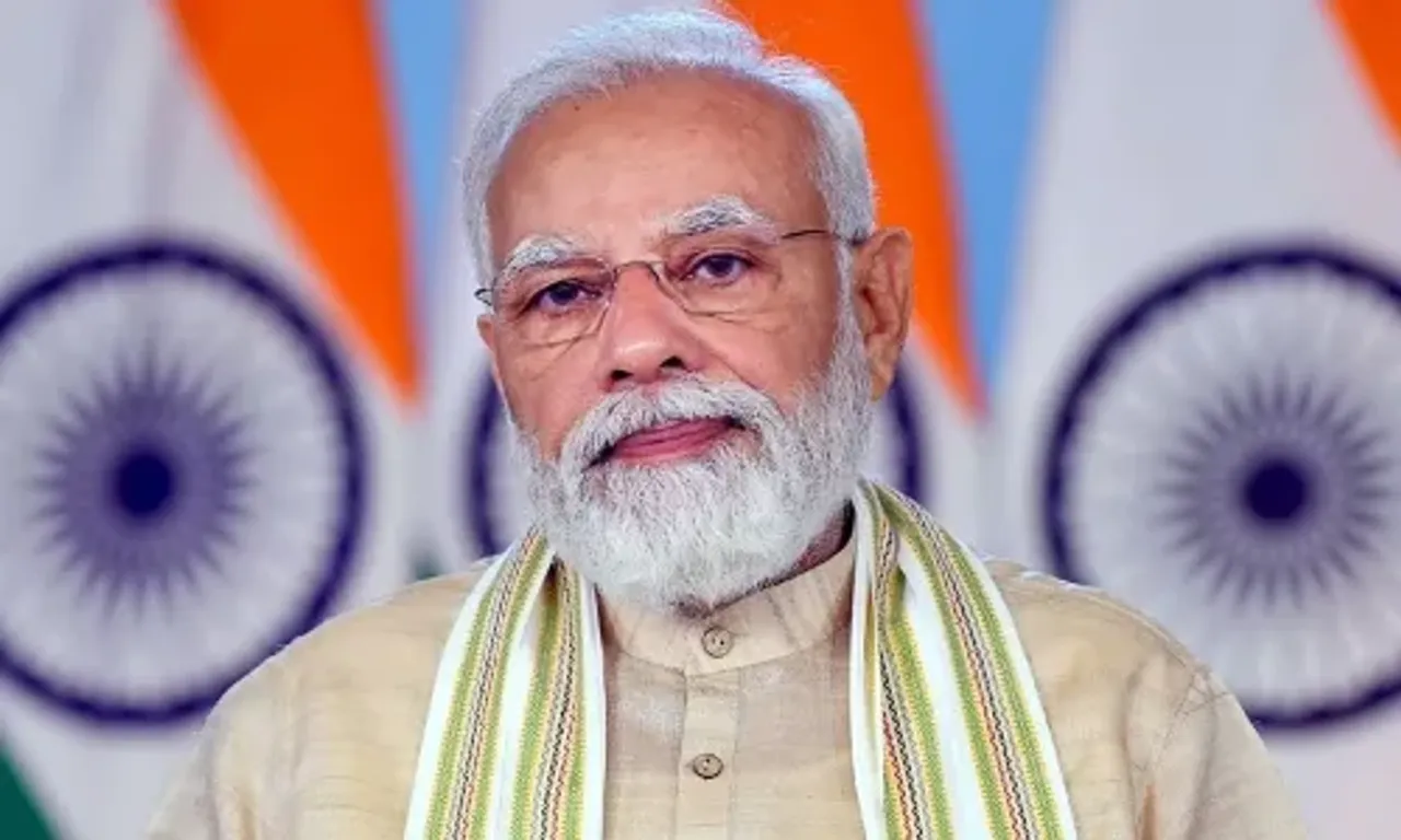 PM Narendra Modi interacts with beneficiaries of central welfare schemes under ongoing Viksit Bharat Sankalp Yatra