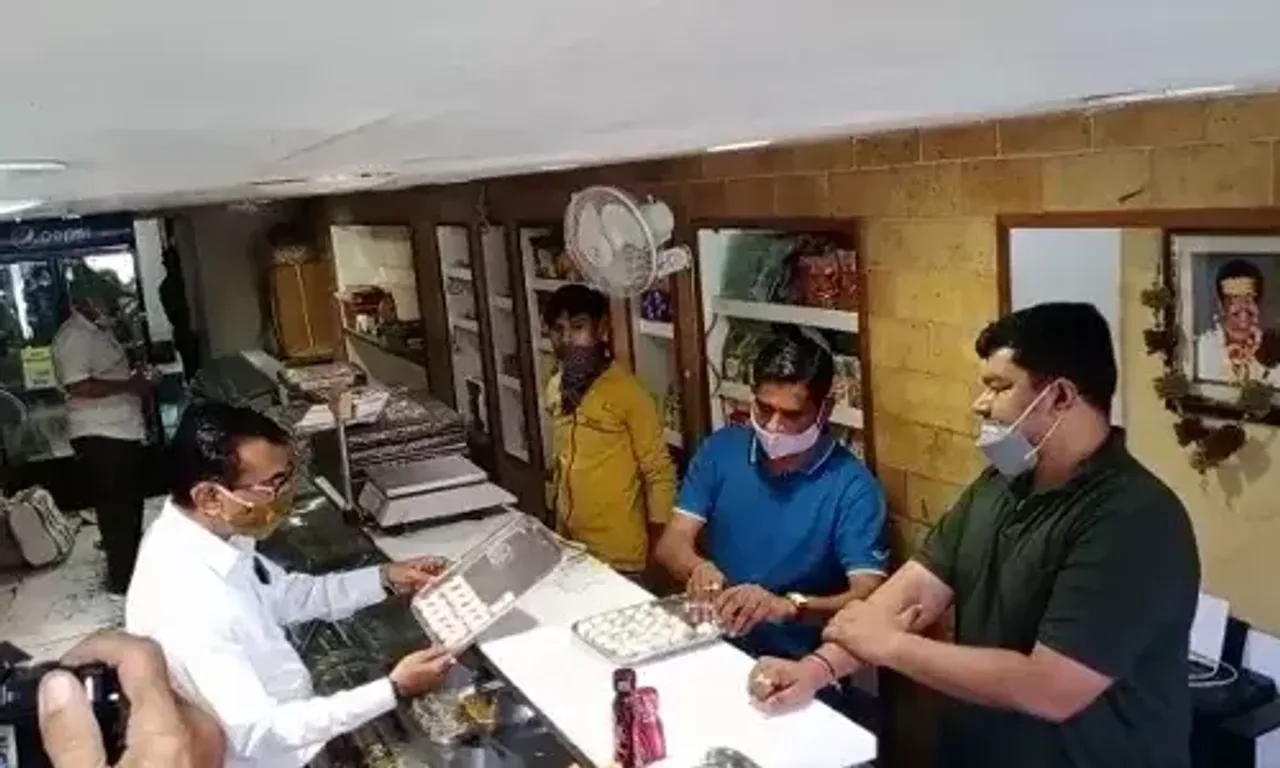 Food safety department checking at sweet farsan shops in Vadodara