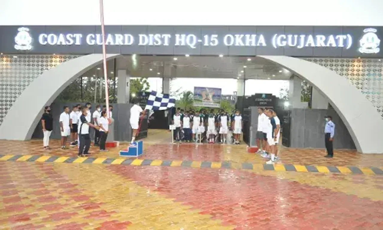 Indian Coast Guard conducts walkathon as part of commemoration of Azadi Ka Amrut Mahotsav