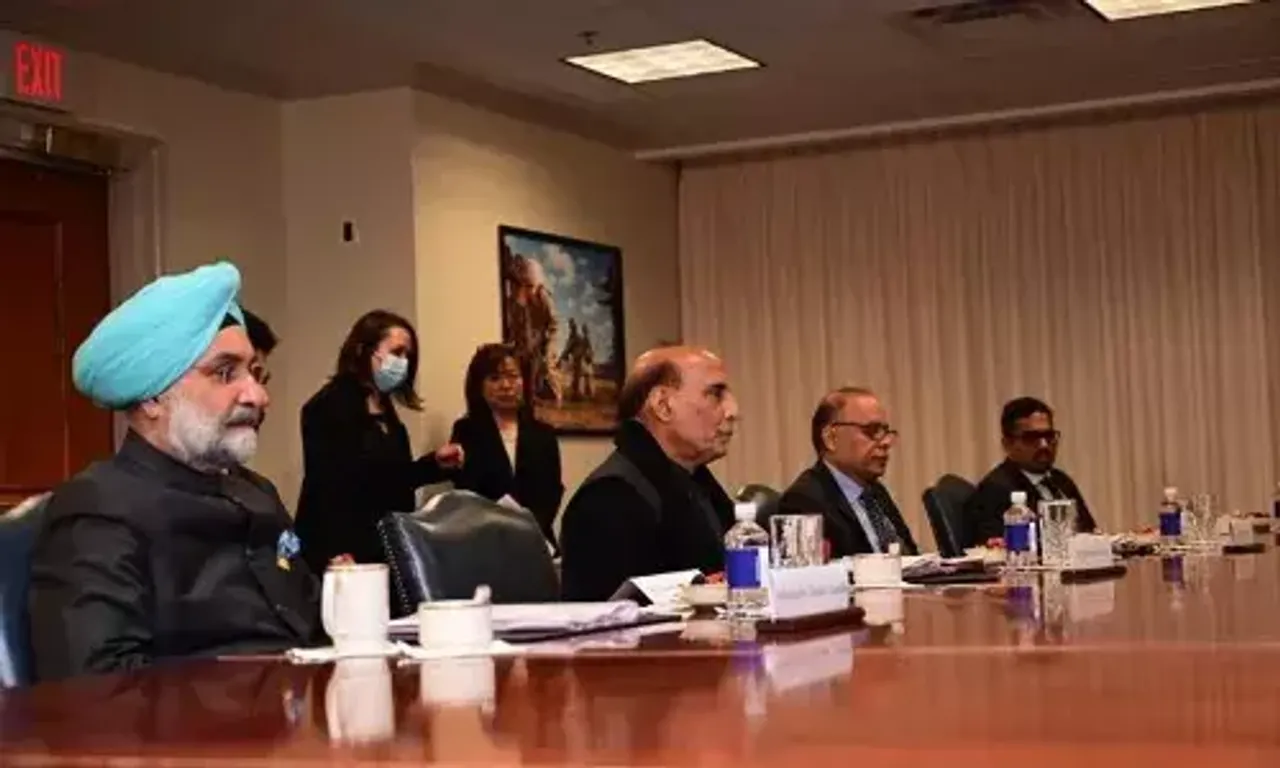 Rajnath Singh holds delegation-level talks with Austin at Pentagon
