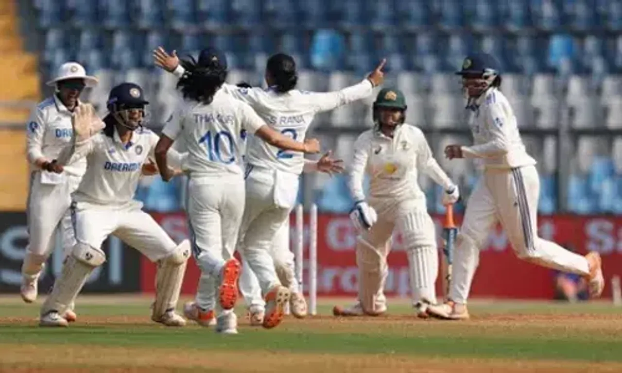 India beat Australia by eight wickets in one-off Test