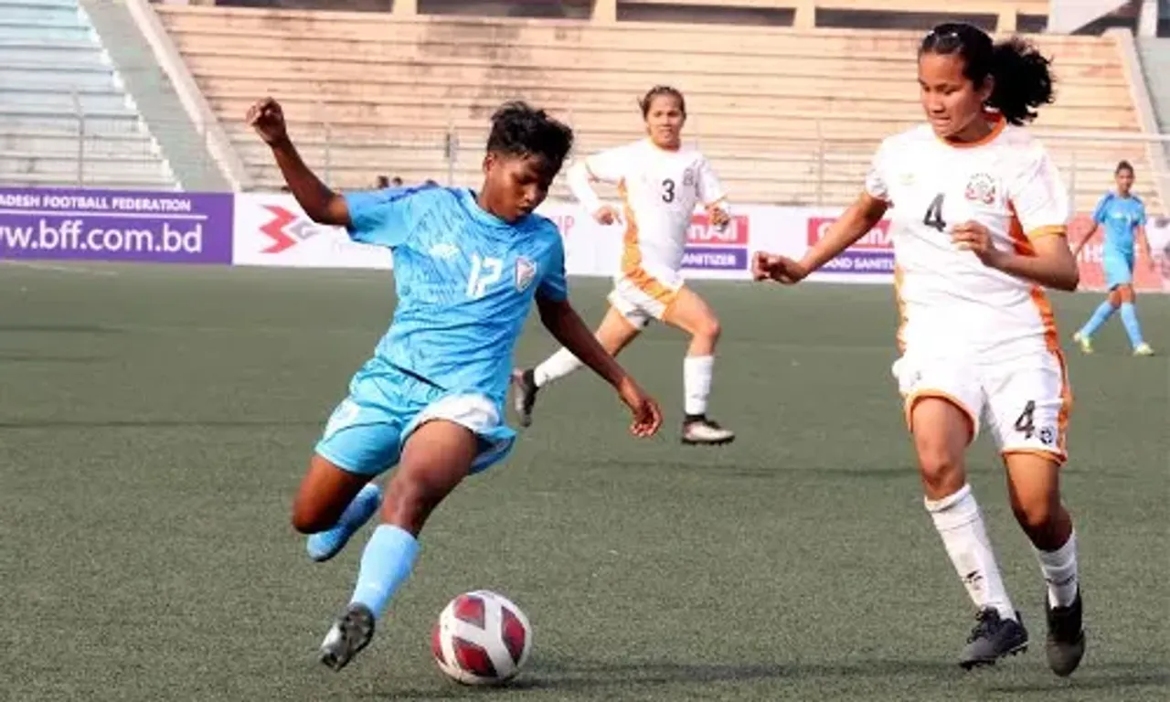 India thrash Bhutan by 12-0 in SAFF U-20 Women’s Championship