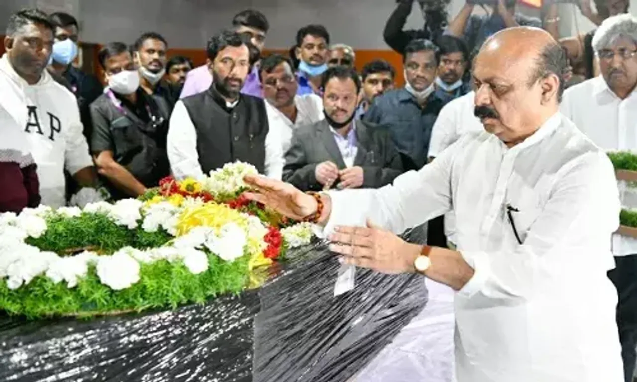 Mortal remains of Indian student killed in Ukraine on March 1 arrives in Bengaluru