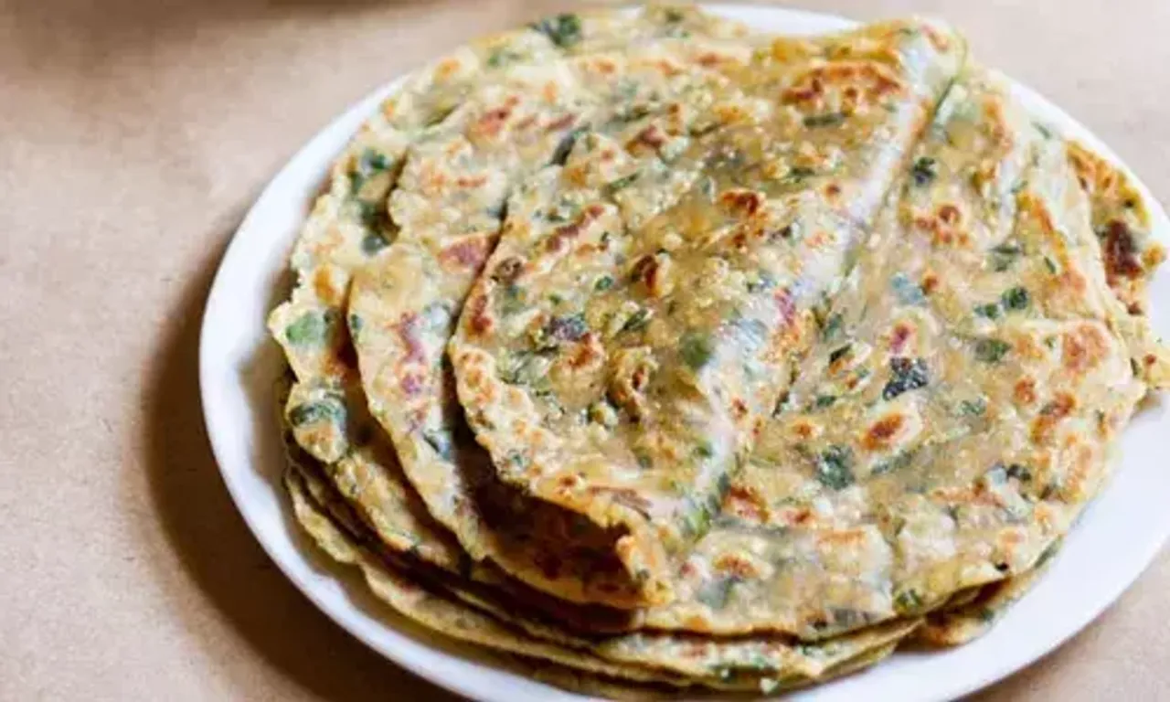 Crispy, soft, and a lovely fragrant aroma – Methi Paratha