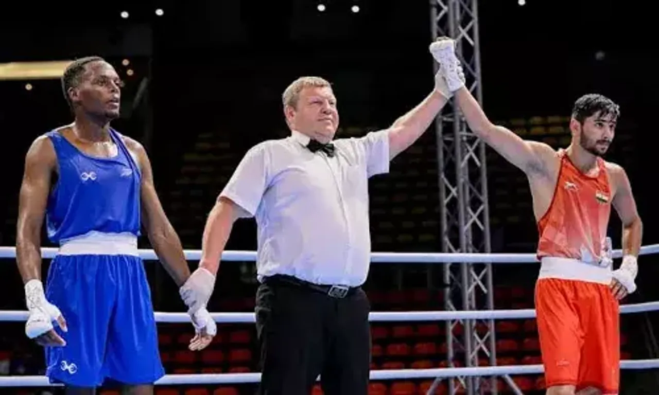 Boxing: Sachin Siwach entered the quarterfinals of the World Qualification Tournament