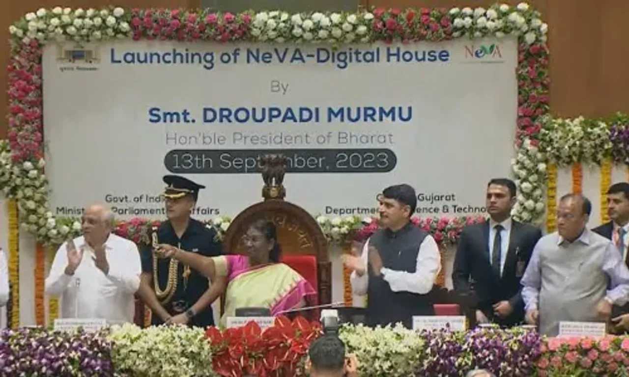 President Droupadi Murmu inaugurates digital house of Gujarat Assembly