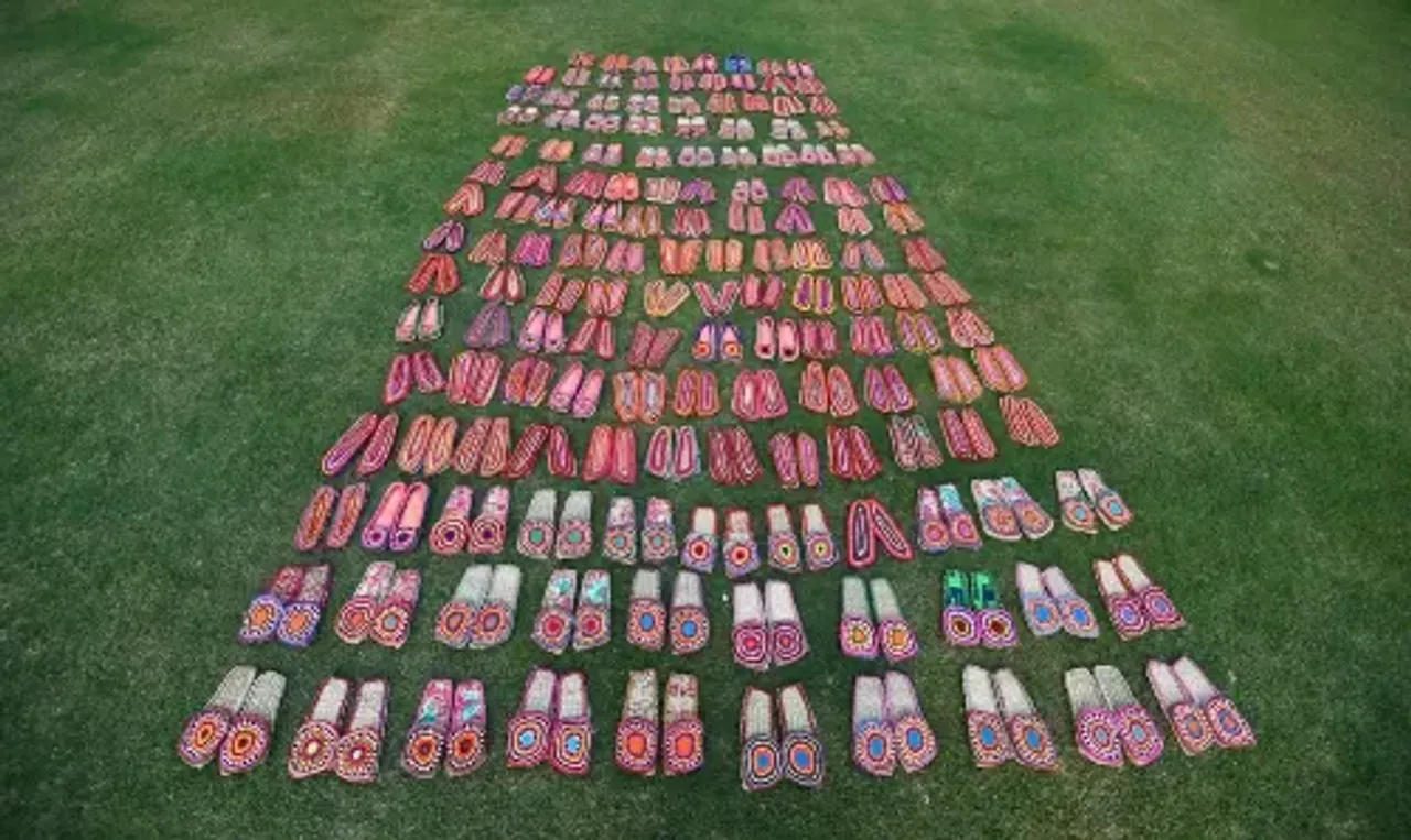 PM Modi sent 100 pairs of jute shoes to people working at Varanasi's Kashi Vishwanath Dham