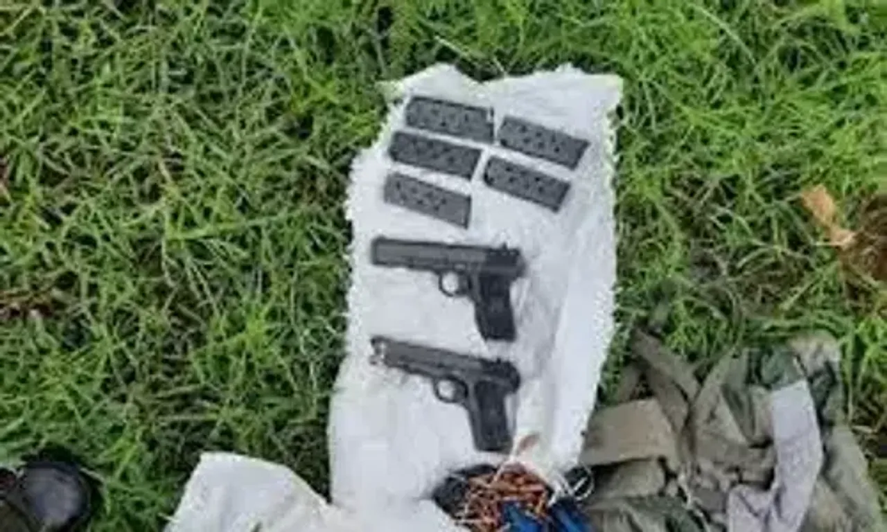 Arms, ammunition dropped by Pak drone recovered from Samba in J&K