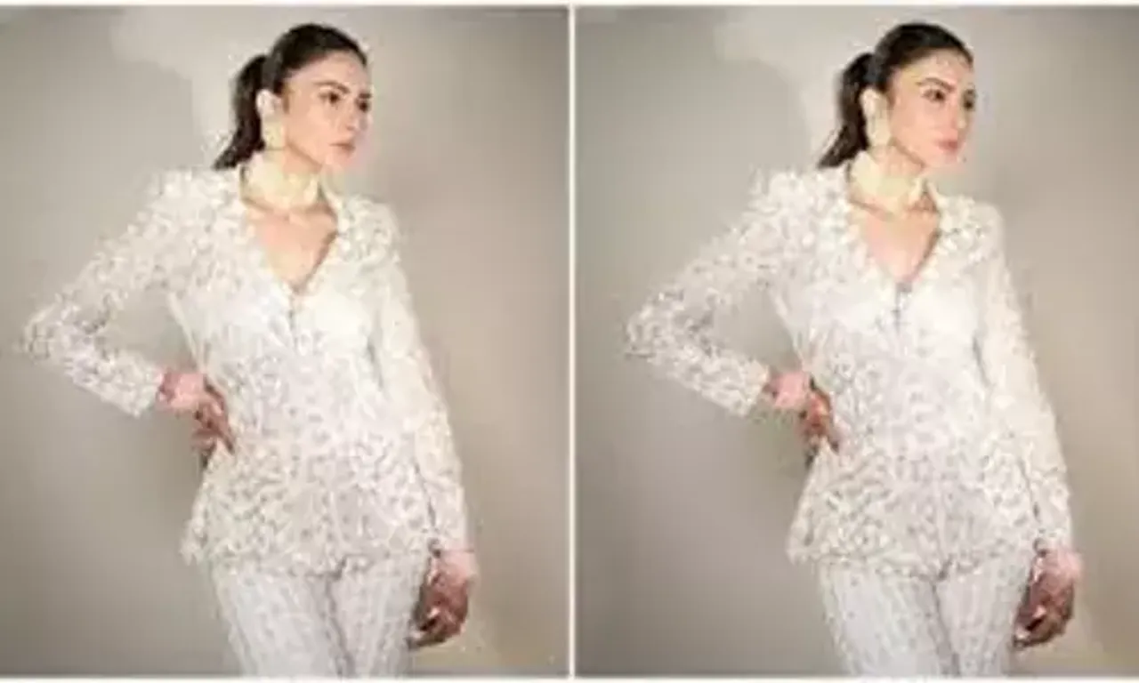 Rakul Preet Singh stuns in ivory embellished sharara set, sets the bar high for ethnic fashion