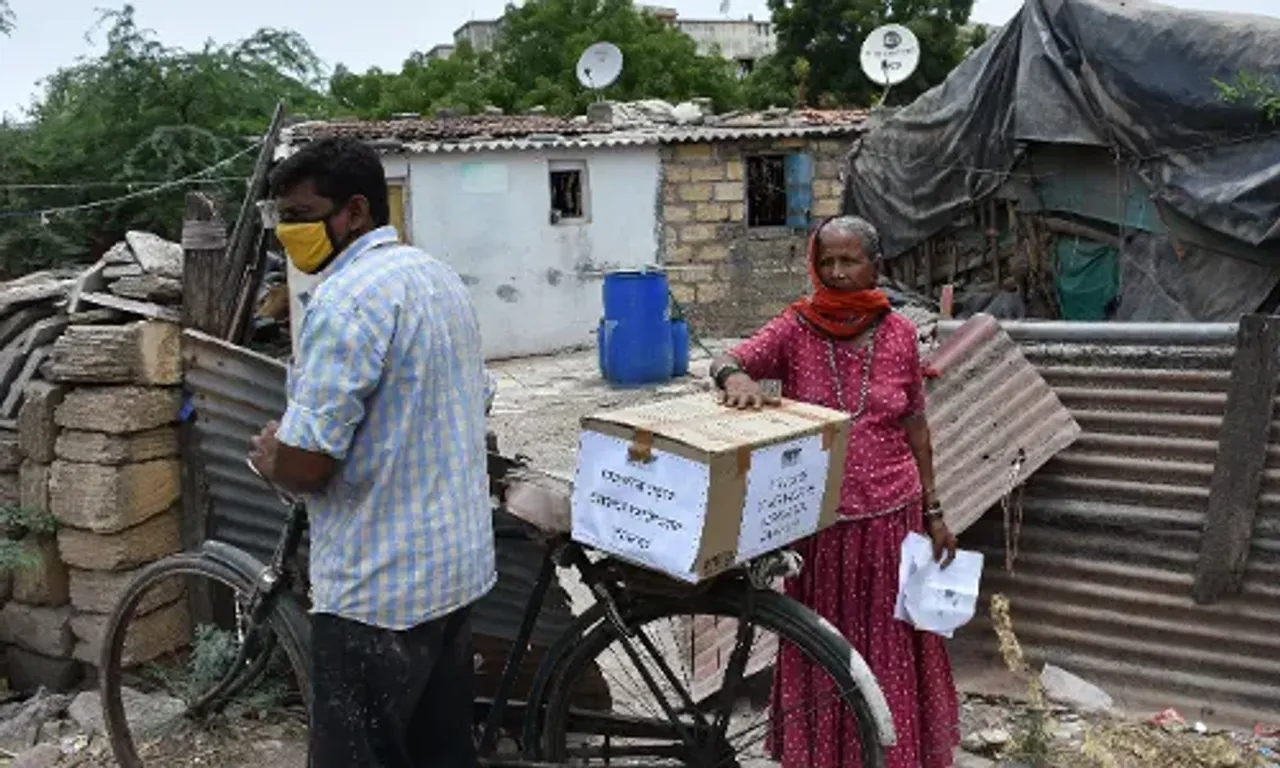 Community support by Air Force Wives Welfare Association Jamnagar
