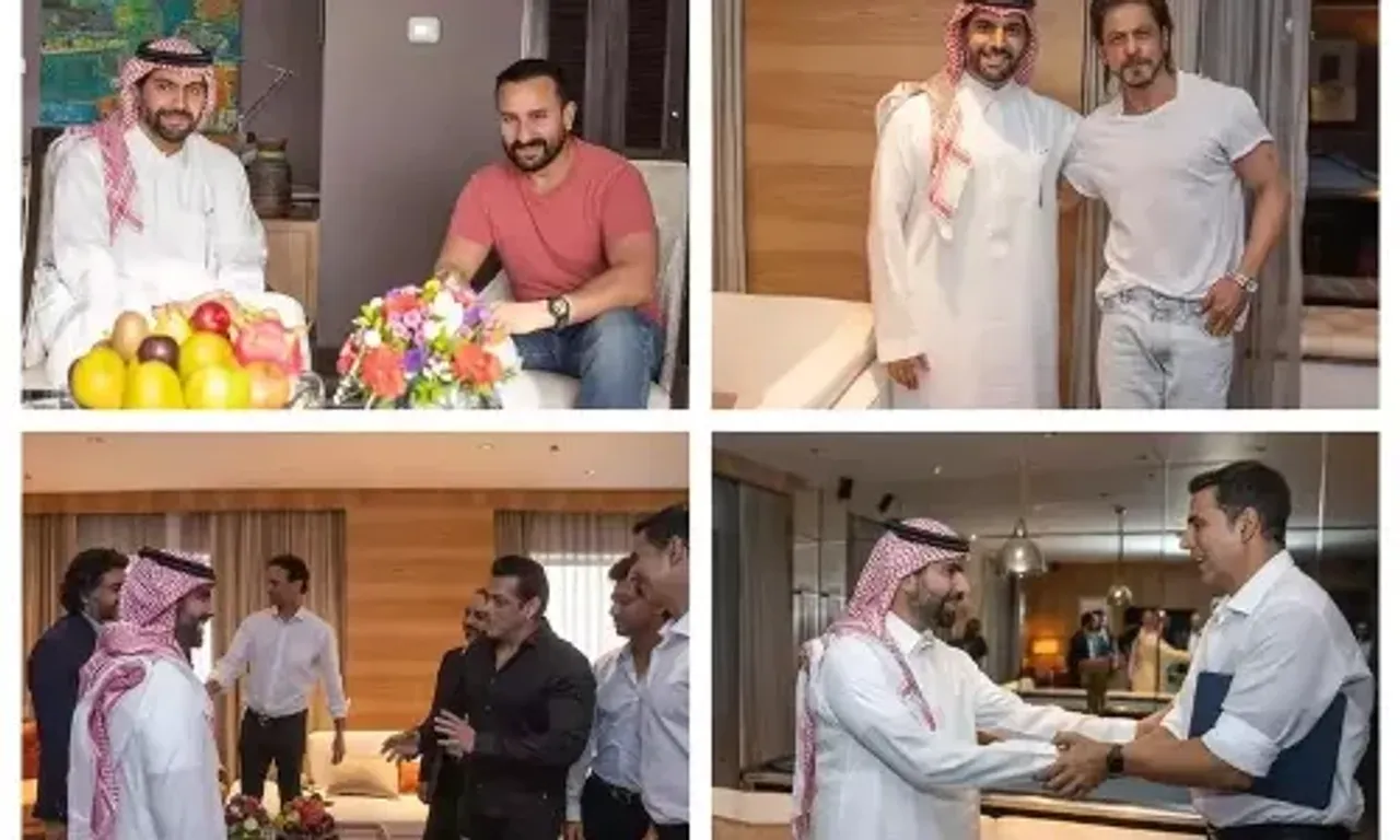 Saudi Arabia culture minister meets Shah Rukh, Salman, Akshay Kumar
