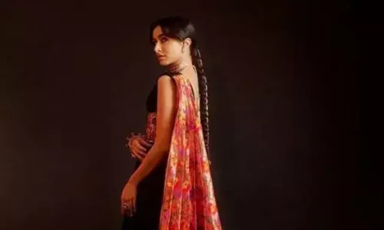 Shraddha Kapoor stuns in paithani saree gown at NMACC Day 2