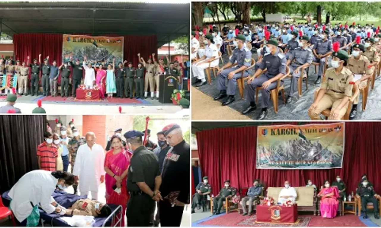 Vadodara NCC celebrate 22nd Kargil Victory Day with blood donation camp