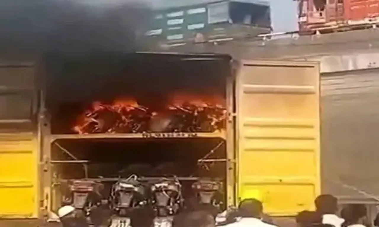 Truck-load of electric scooters catch fire, raises EV safety concerns in India