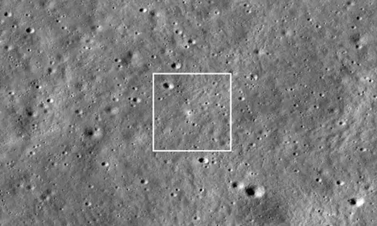 NASA spacecraft spots Chandrayaan-3 lander on lunar surface