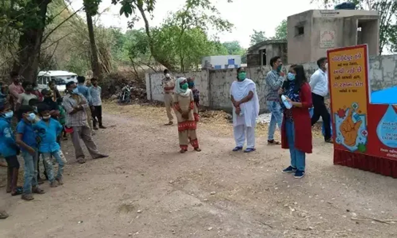 College student unique campaign of vaccination to save life in the tribal area
