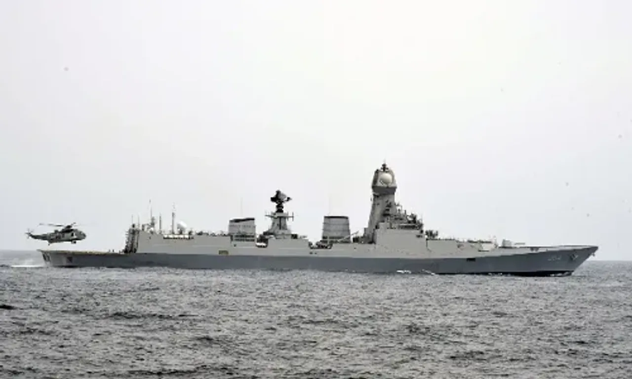 Sea phase of India UK maiden tri service exercise 'Konkan Shakti 2021 in full swing