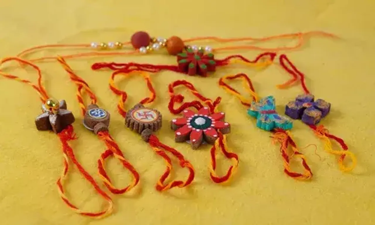 Vedic rakhis made from cow dung gives a safe option to celebrate Rakshabandhan and save environment
