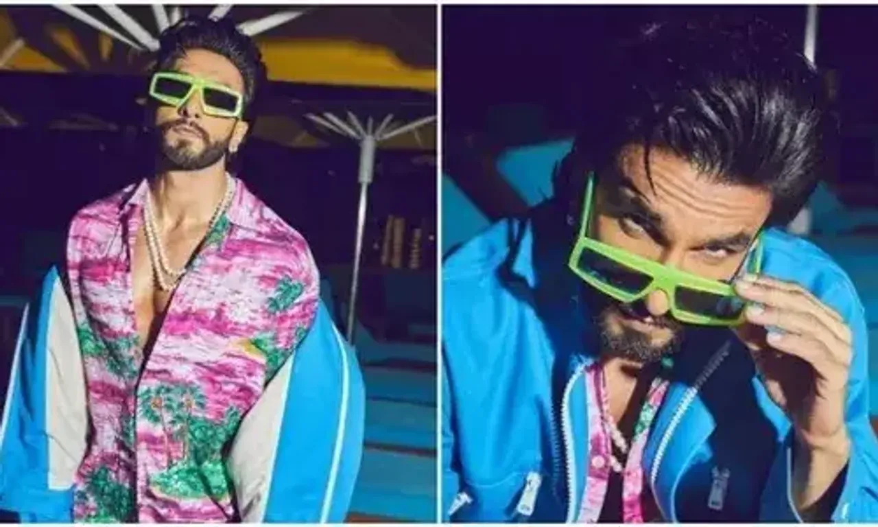 Ranveer Singh showcases 'daddy energy' in a multicoloured ensemble