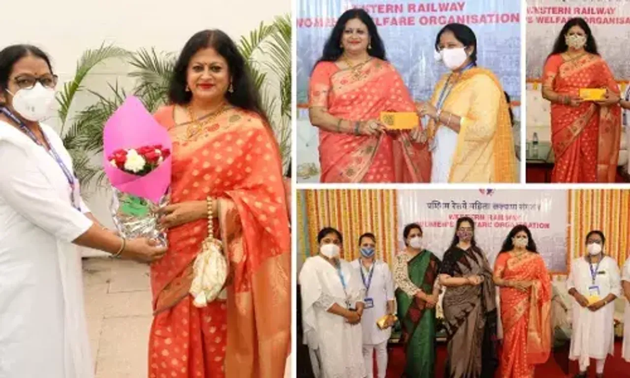 WRWWO felicitates the all women staff of Matunga road station