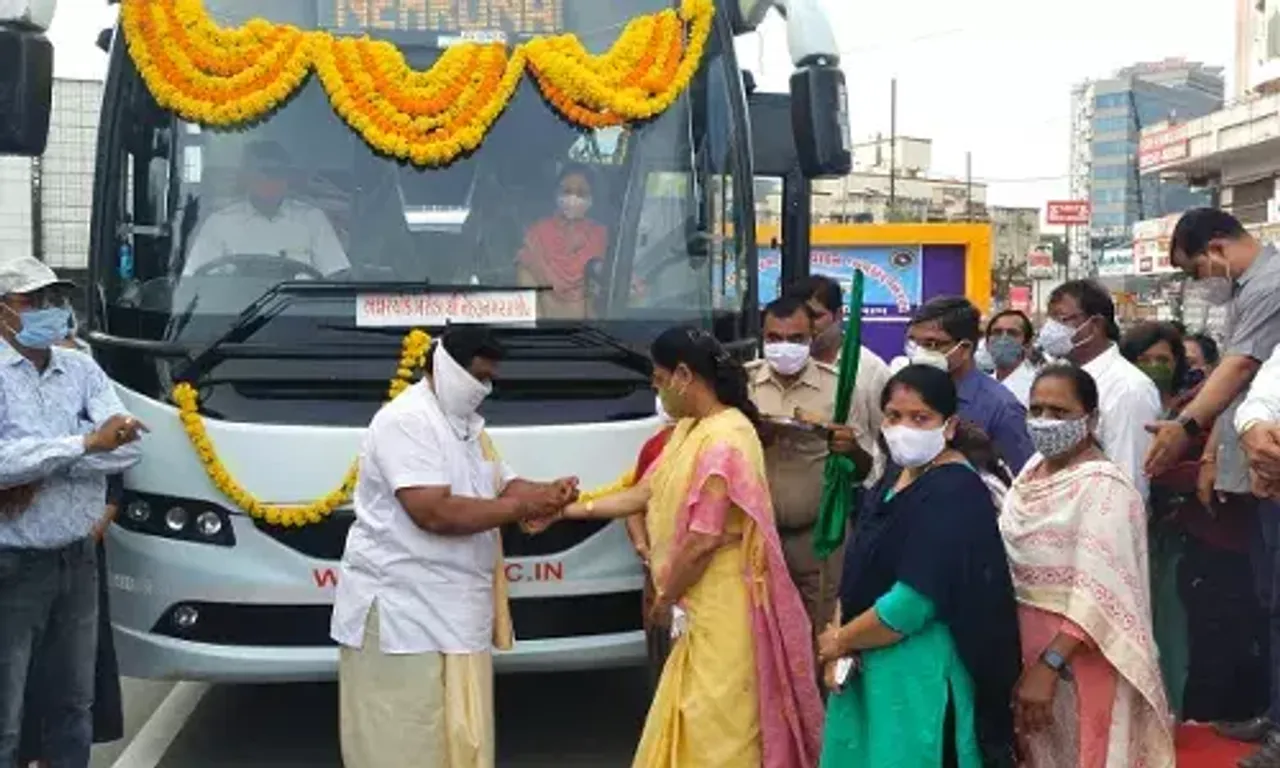 Two new Volvo bus routes starts from Vadodara to Ahmedabad