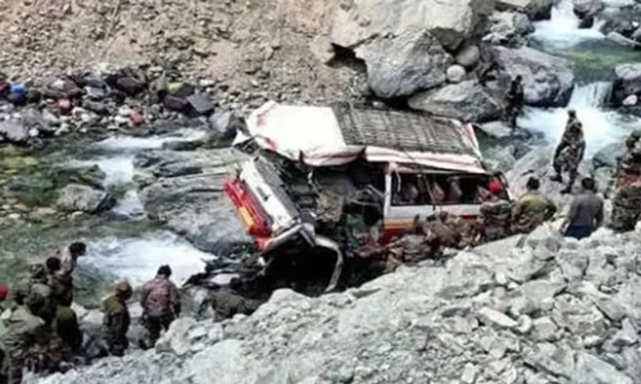 7 Army soldiers killed as their vehicle falls into Shyok river in Ladakh